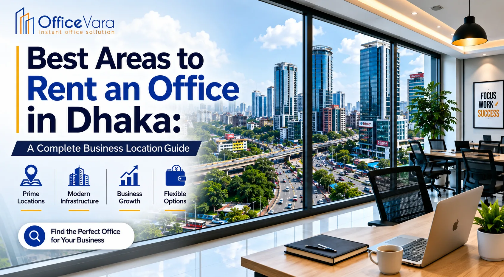 Best Areas to Rent an Office in Dhaka: A Complete Business Location Guide
