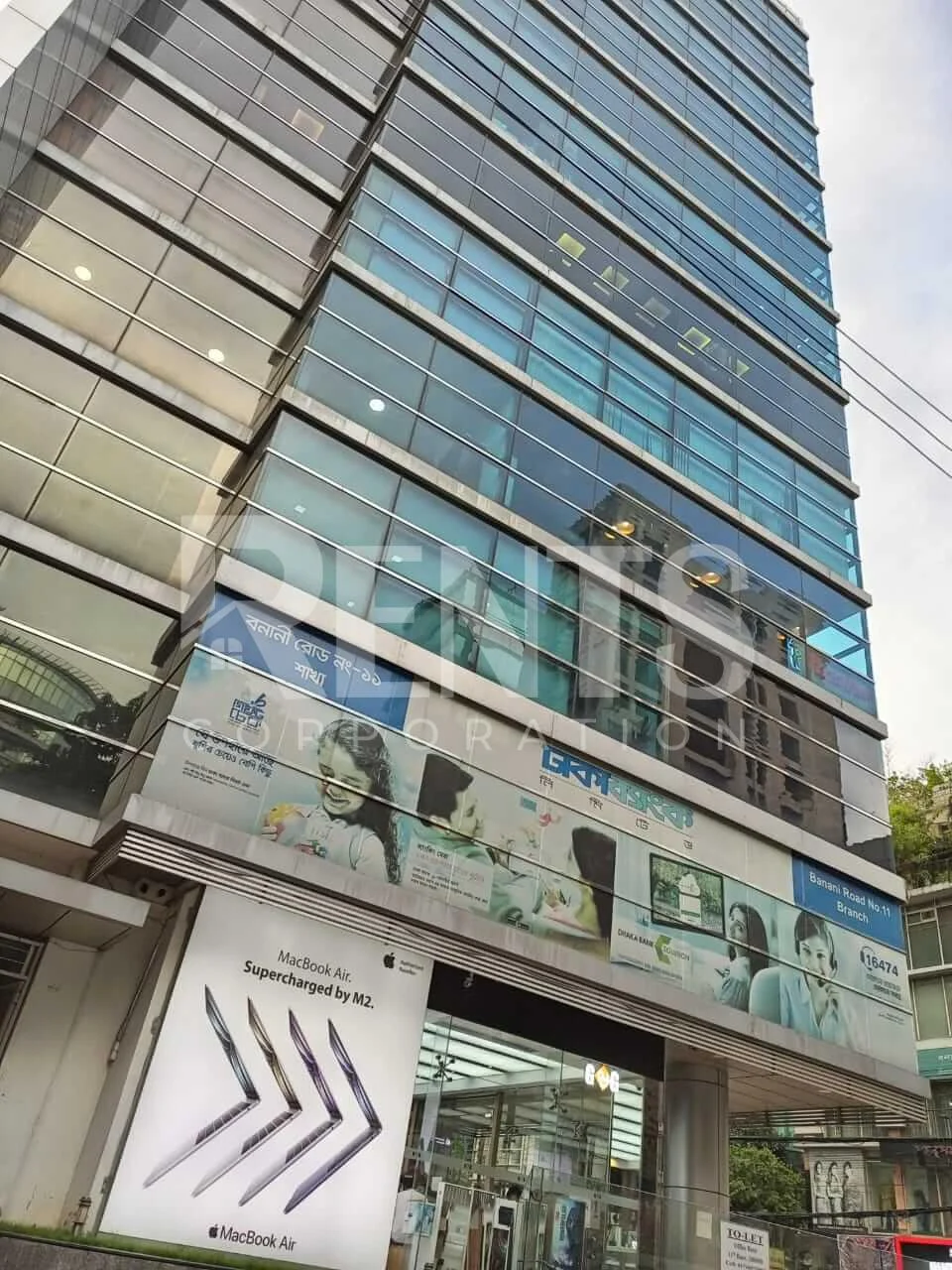 Commercial space rent in banani