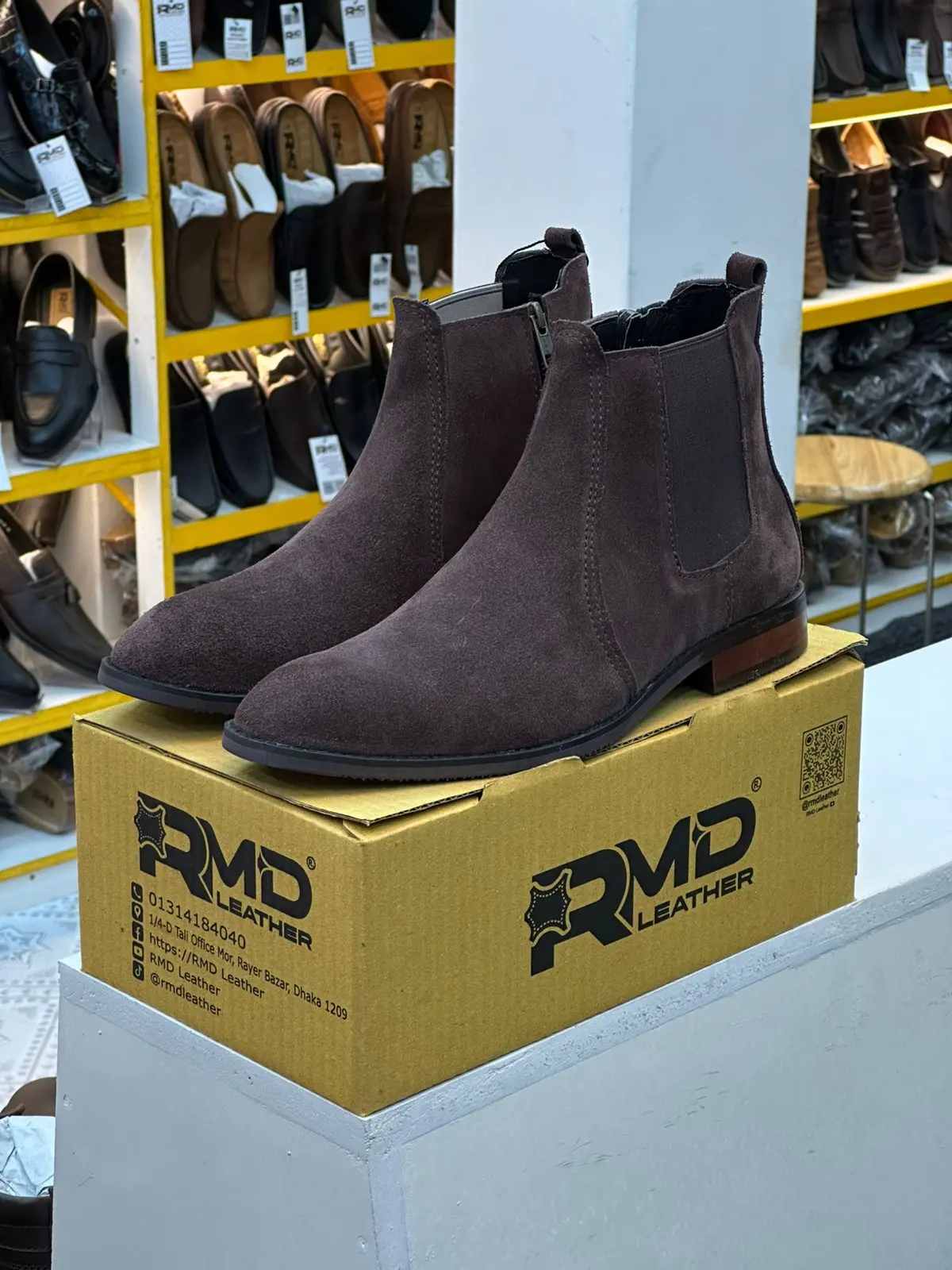 Premium Genuine Suede Leather Italian Chelsea Boot