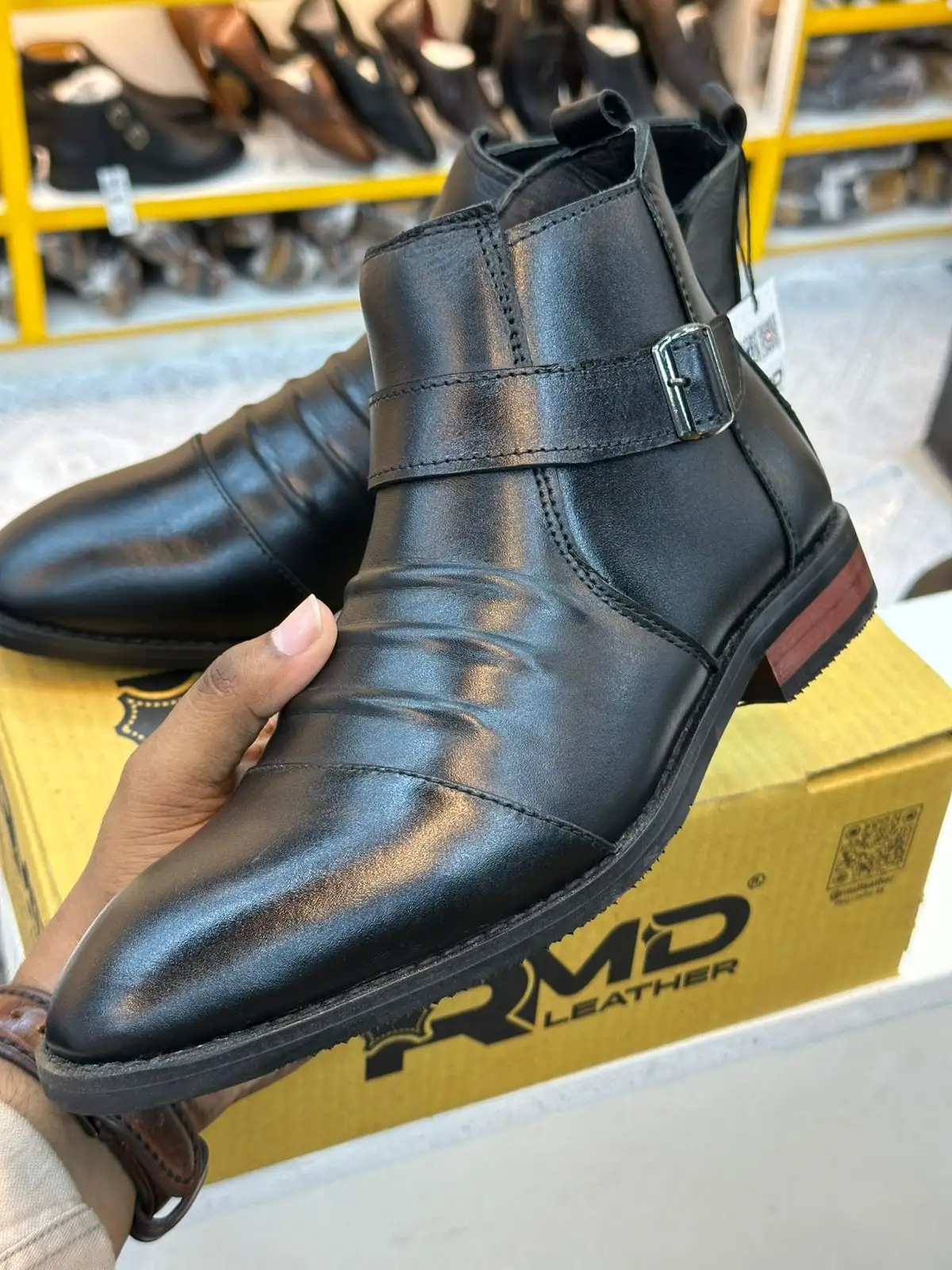 Genuine Leather Italian Chelsea Boot - (3Dot)