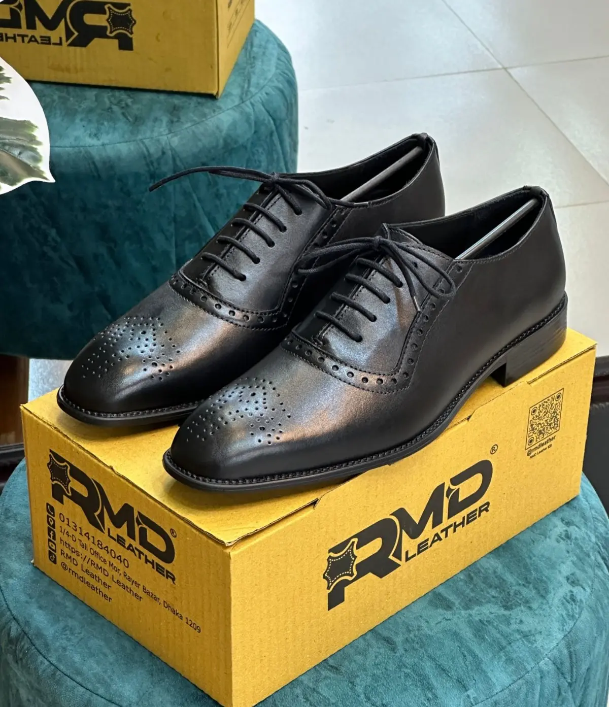 Genuine Leather Classic Formal Shoes Derby - (Punc)